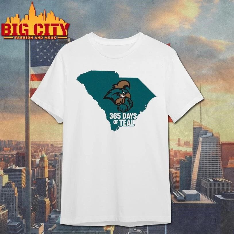 Coastal Carolina Chanticleers 365 Days Of Teal Graphic Shirt