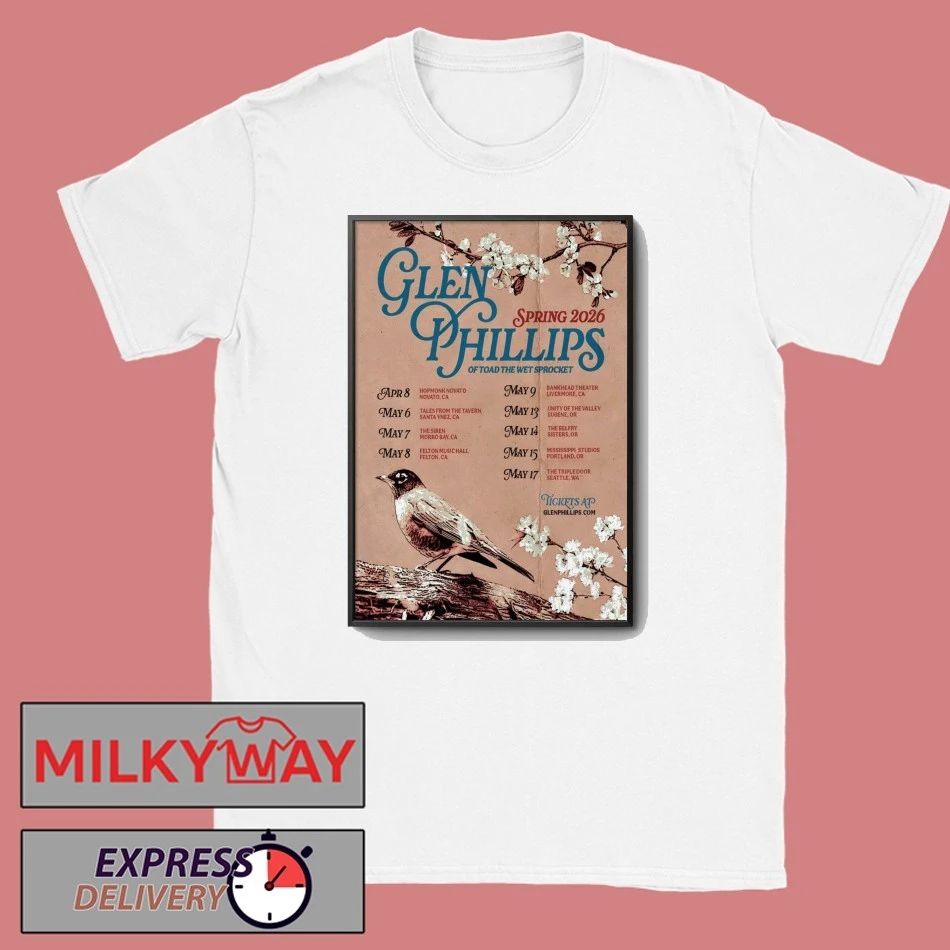 Glen Phillips Spring 2026 Tour Poster shirt