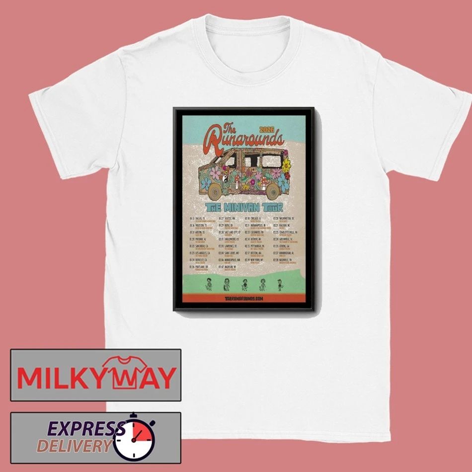 2026 The Runarounds The Minivan Tour Poster shirt