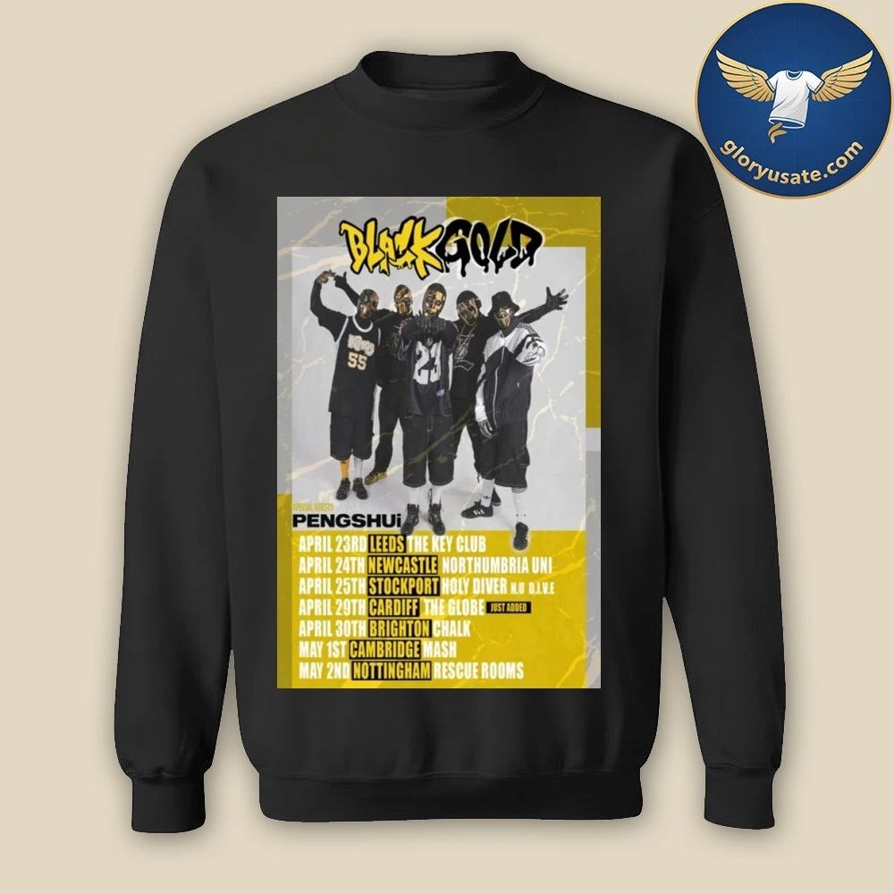 Blackgold Fall Tour 2026 Poster Shirt