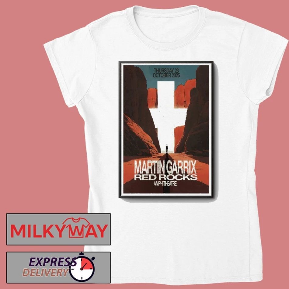 Martin Garrix October 23 2025 Red Rocks Amphitheater Morrison CO Poster shirt