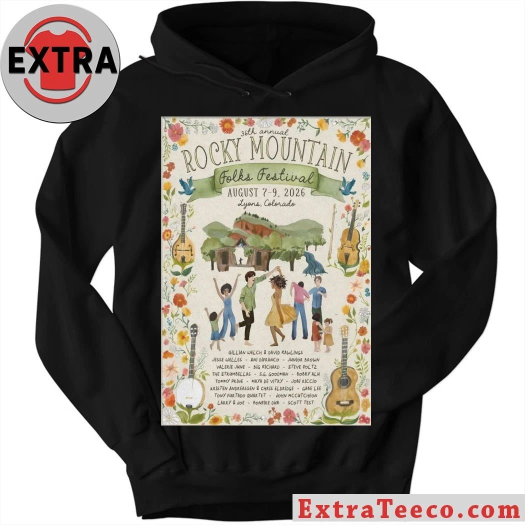 36th Annual Rocky Mountain Event Lyons CO On Aug 7-9 2026 Poster Shirt