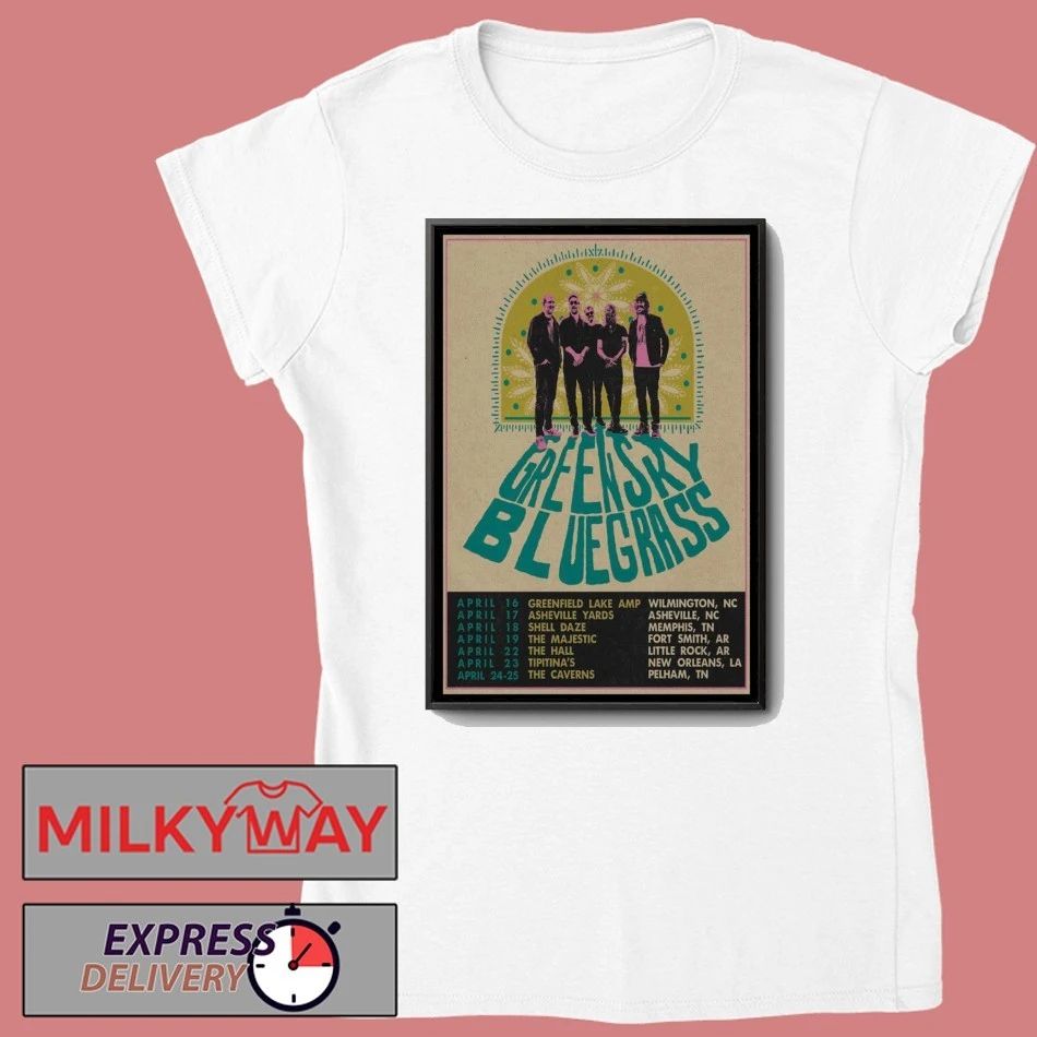Greensky Bluegrass Spring Live Show 2026 Poster shirt
