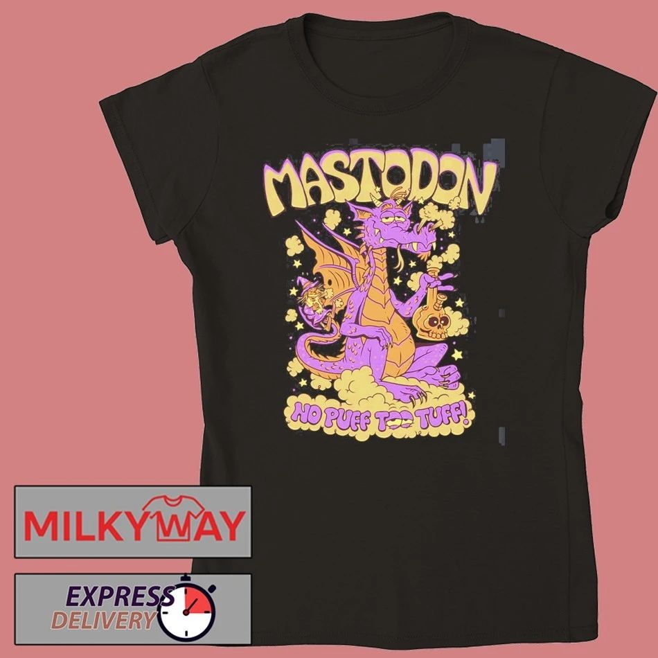 Mastodon No Puff Too Tuff 420 Day Celebrate Puff and The Wizard T-Shirt