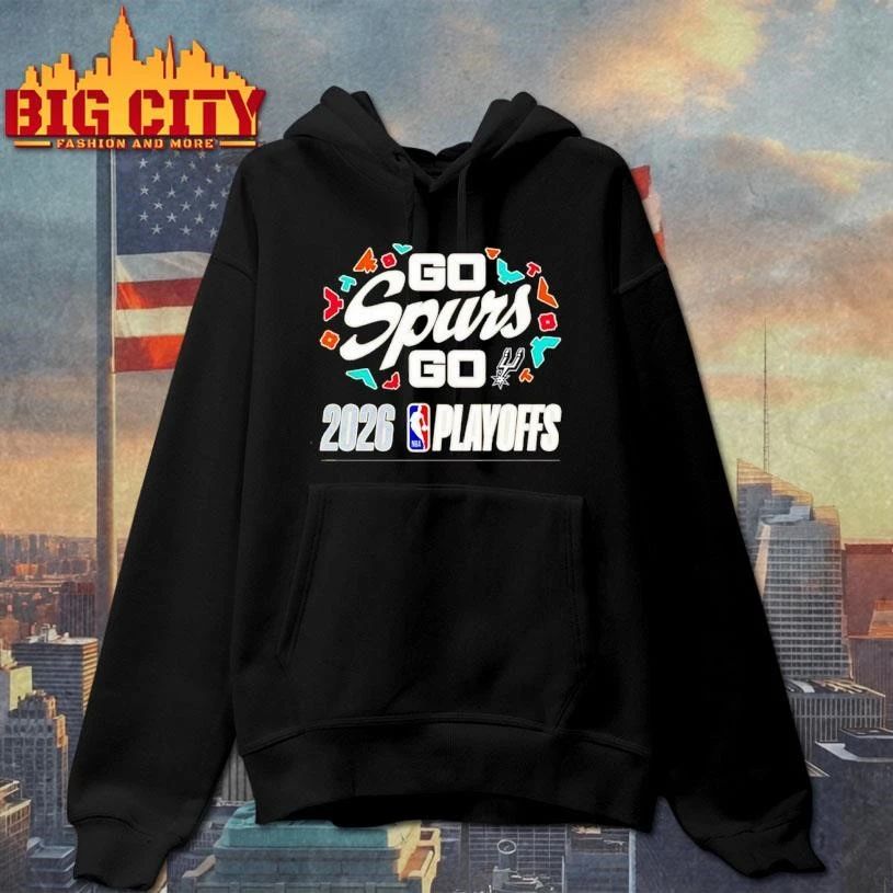 San Antonio Spurs 2026 NBA Playoffs Go Spurs go logo Shirt