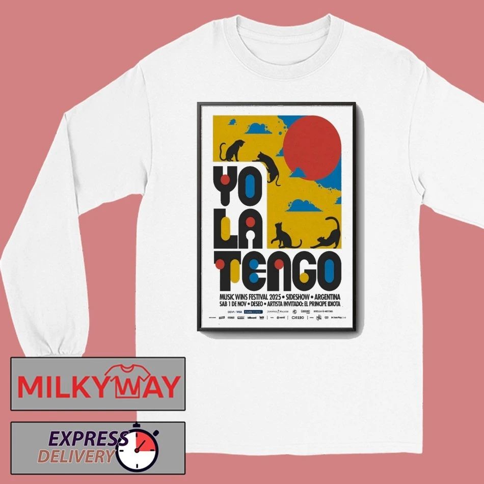 Nov 1, 2025 Yo La Tengo Deseo, Buenos Aires, Argentina Poster shirt