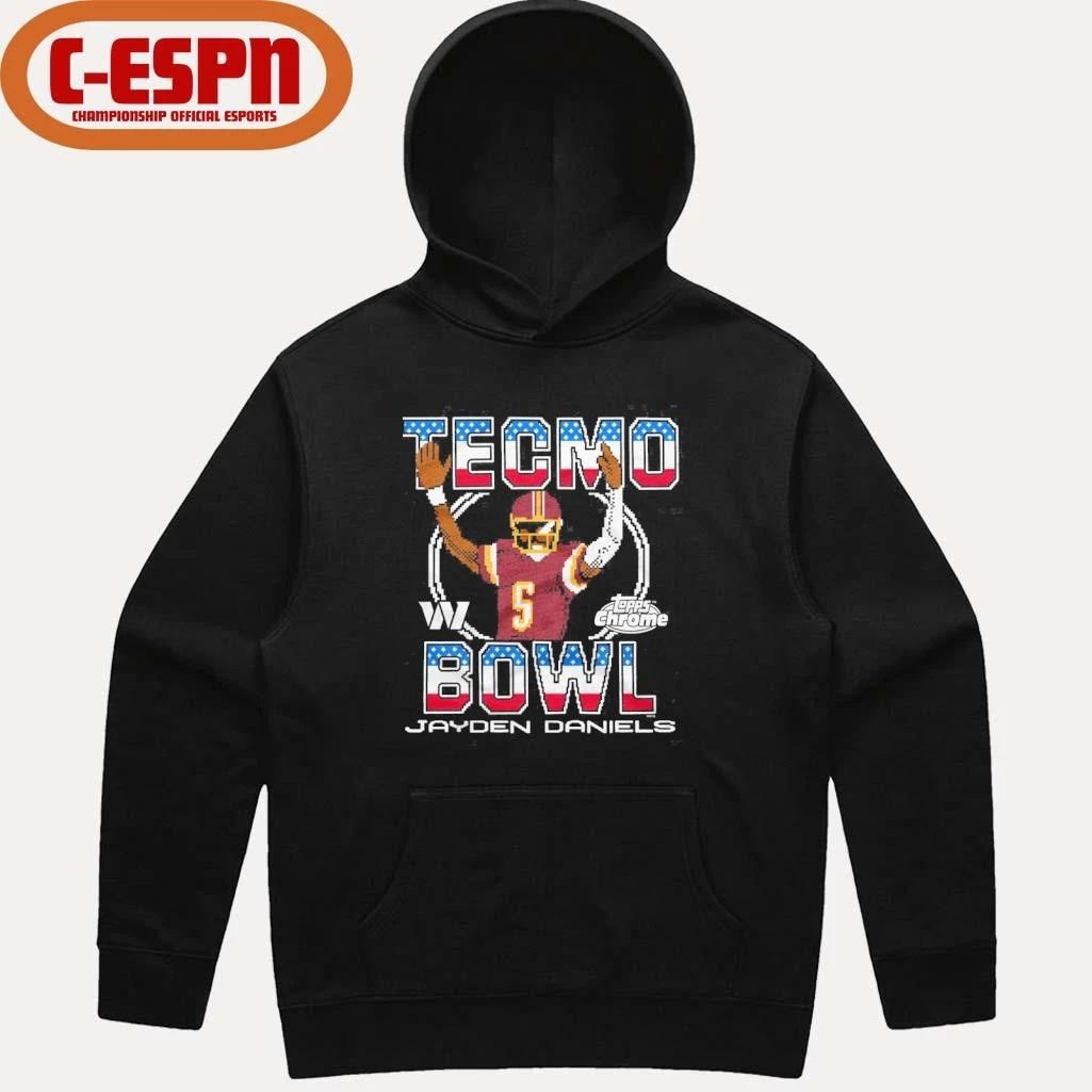Tecmo Bowl x Topps Chrome Washington Commanders Jayden Daniels Shirt