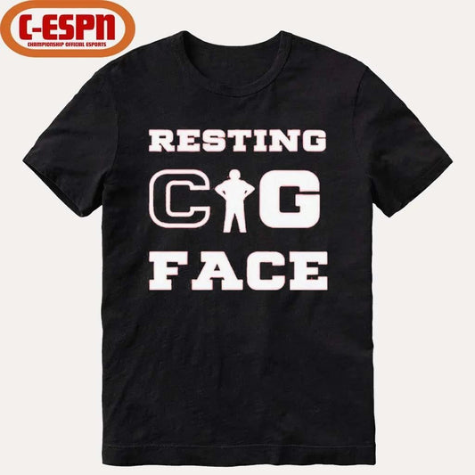 Aaron Matas Resting Cig Face T-Shirt