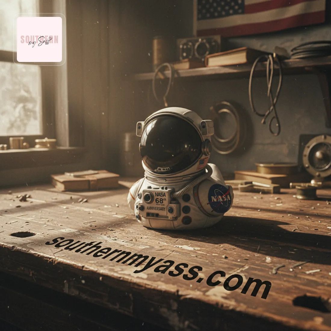 NASA 68th Anniversary Astronaut Collectible Resin Rubber Duck