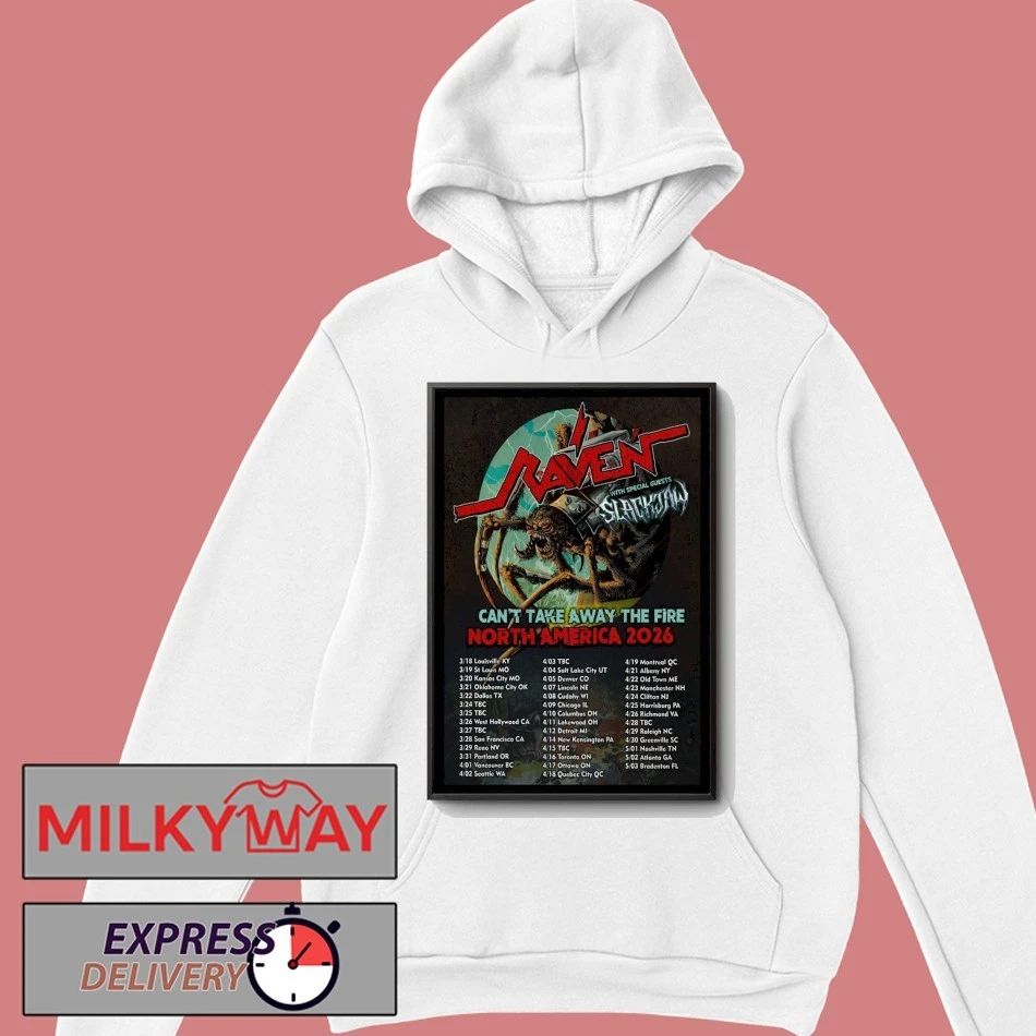 Raven Can’t Take Away The Fire North America Tour 2026 Poster shirt