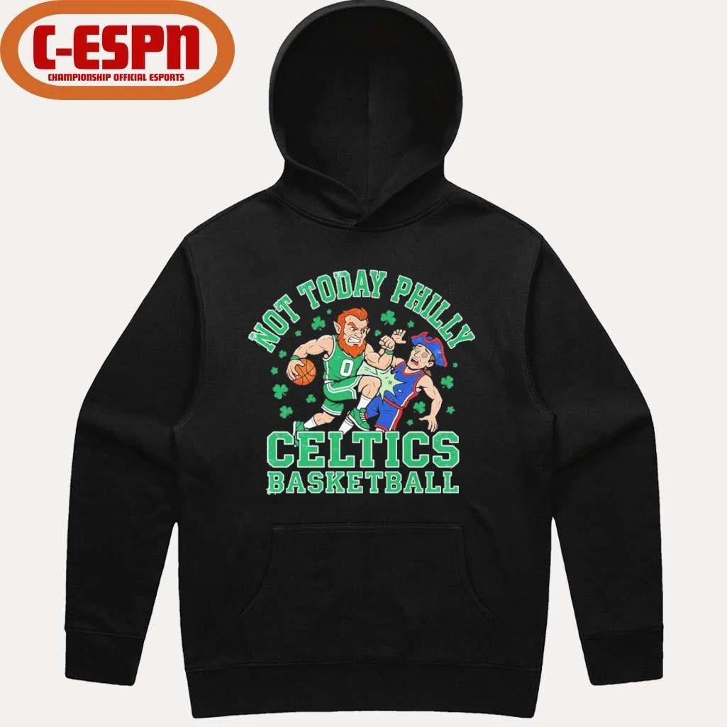 Boston Celtics Basketball Mascot Not Today Philly Shirt