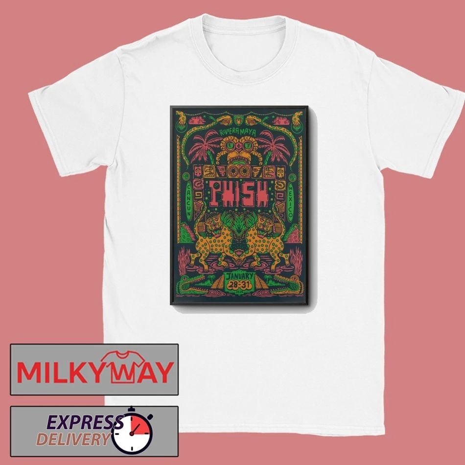 Phish Moon Palace Cancún Mexico January 28-31 2026 Poster shirt