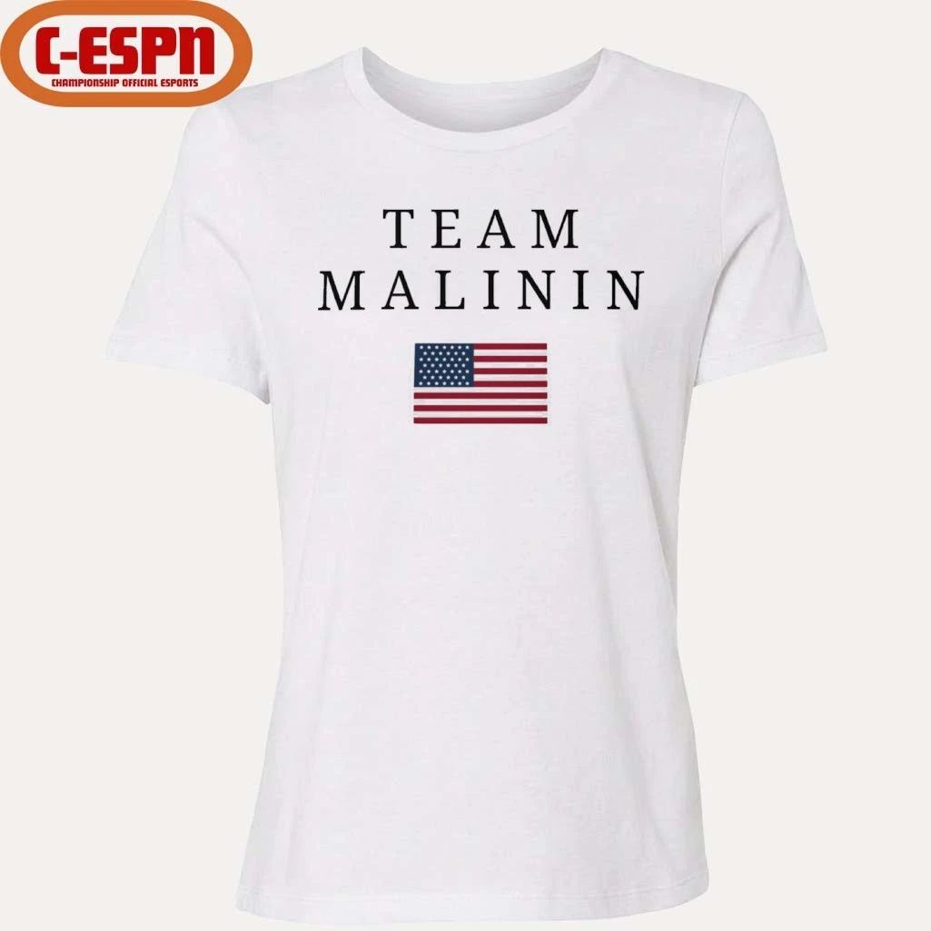 Ilia Malinin Team Malinin USA American Flag T-Shirt