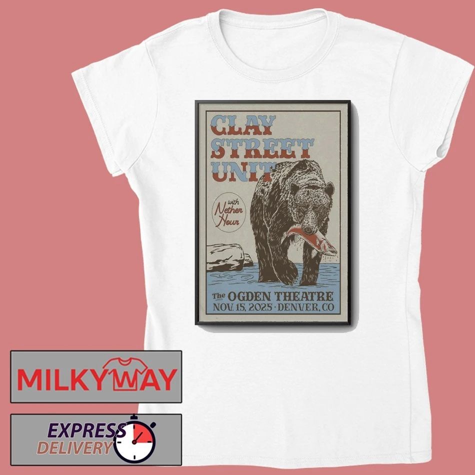 Clay Street Unit Denver CO Nov 15 2025 Poster shirt