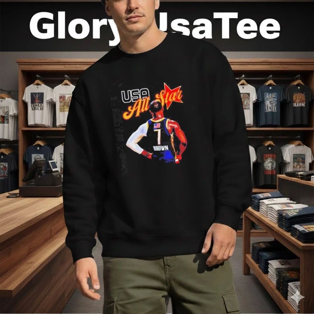 USA All Star 5X all Star JB Jaylen Brown graphic Shirt