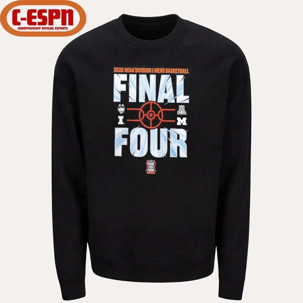 2026 NCAA Men’s Basketball Tournament March Madness Final Four T-Shirt
