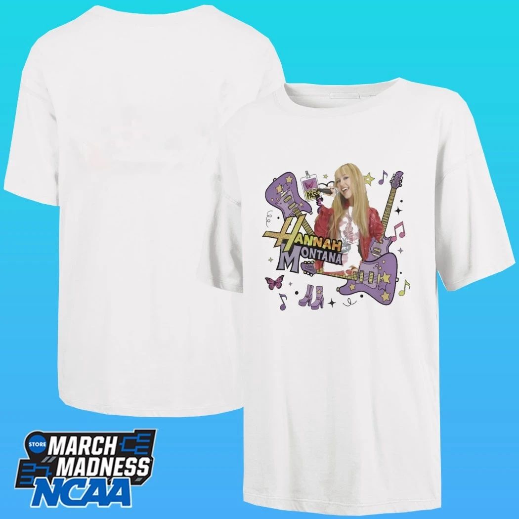 Retro Hannah Montana 2026 Graphic Iconic Y2K Pop Star Aesthetic Shirt