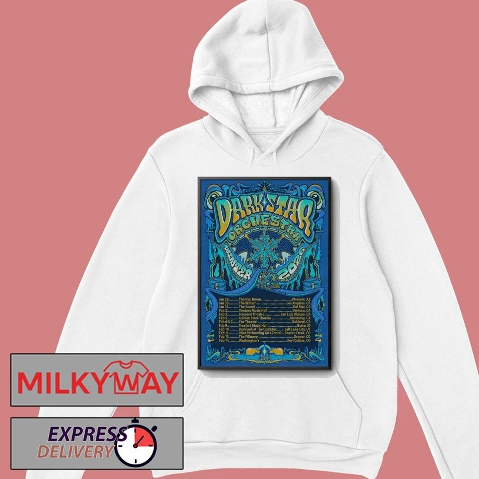 Dark Star Orchestra Winter 2026 Shows Poster shirt