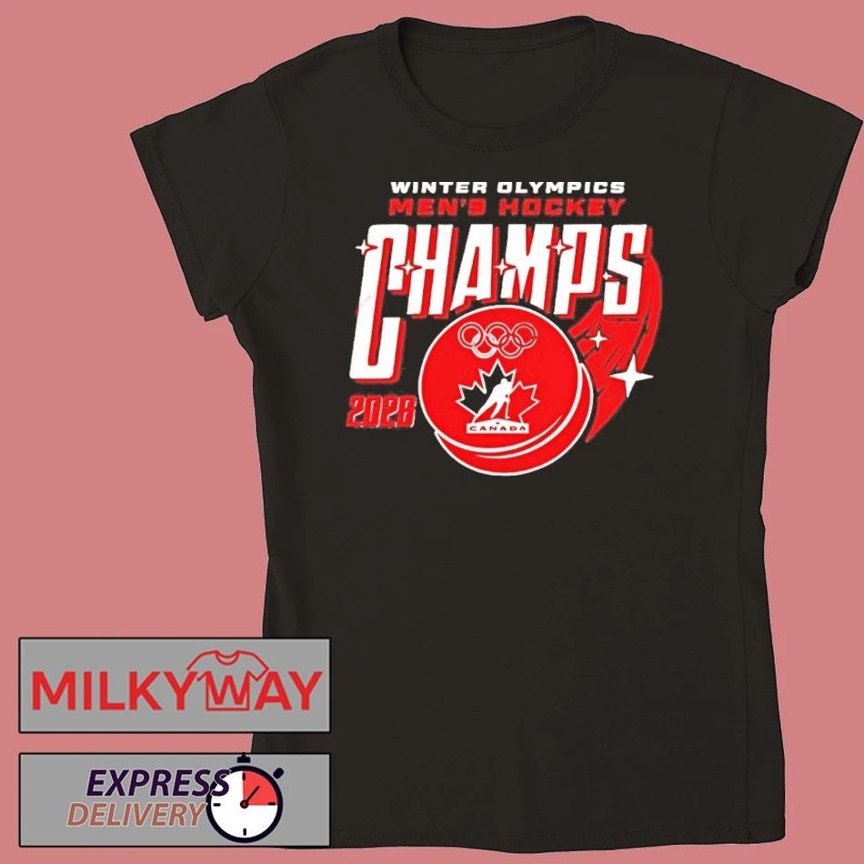 Winter Olympics Men’s Hockey Canada Hockey Olympic Champions 2026 Shirt