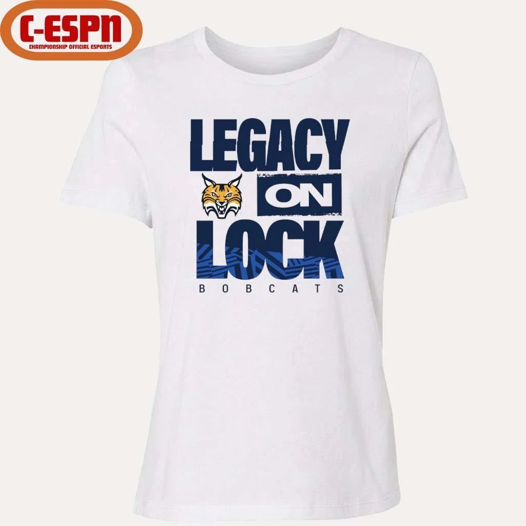 Quinnipiac Bobcats Basketball Legacy On Lock T-Shirt