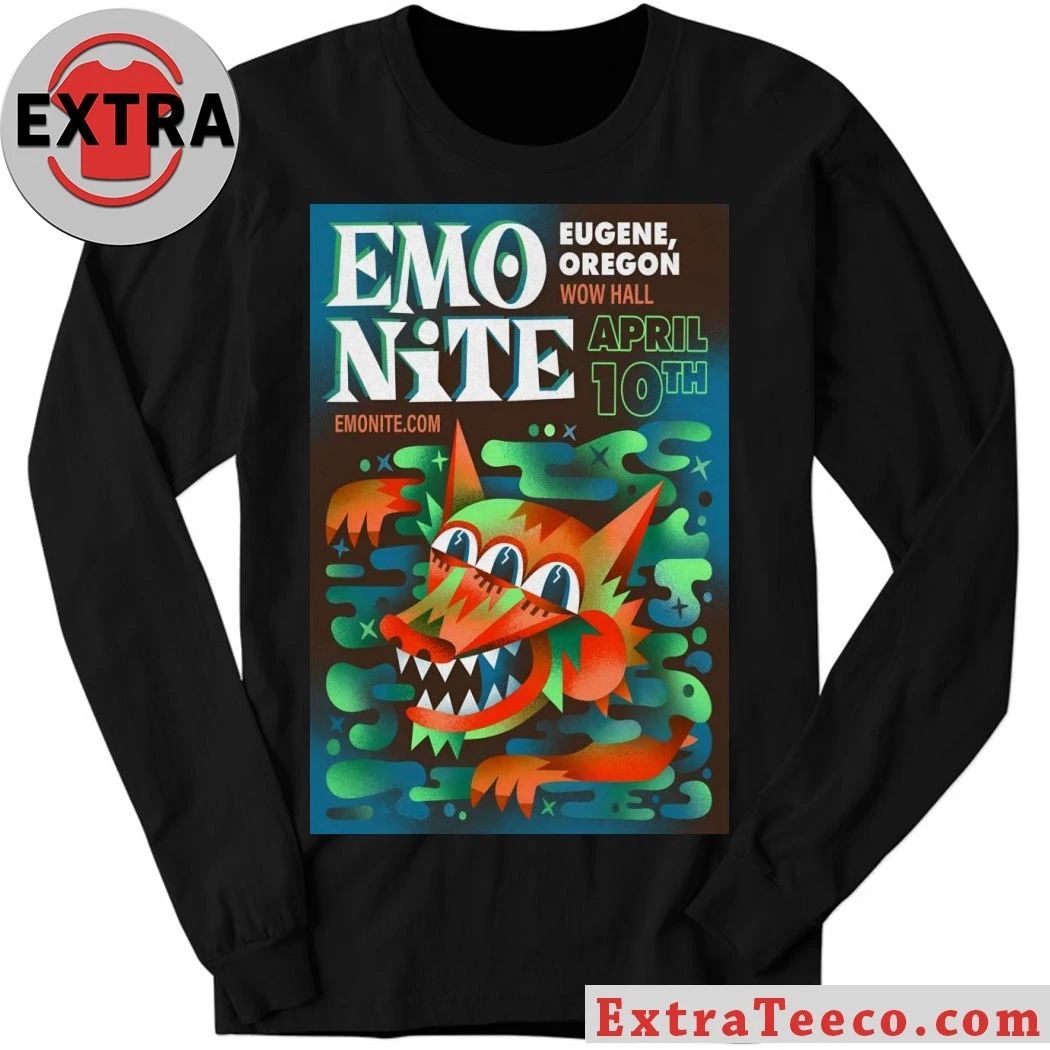 Emo Nite 4 10 2026 Eugene OR Poster Shirt