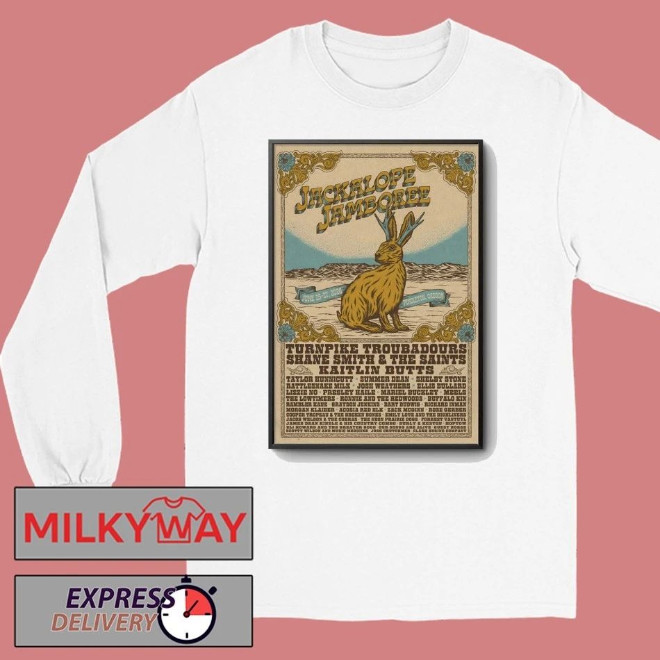 Jackalope Jamboree Event Pendleton OR Jun 25-27 2026 Poster shirt