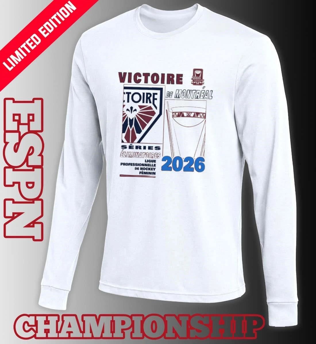 Montreal Victoire 2026 Walter Cup Playoffs Fragments Shirt
