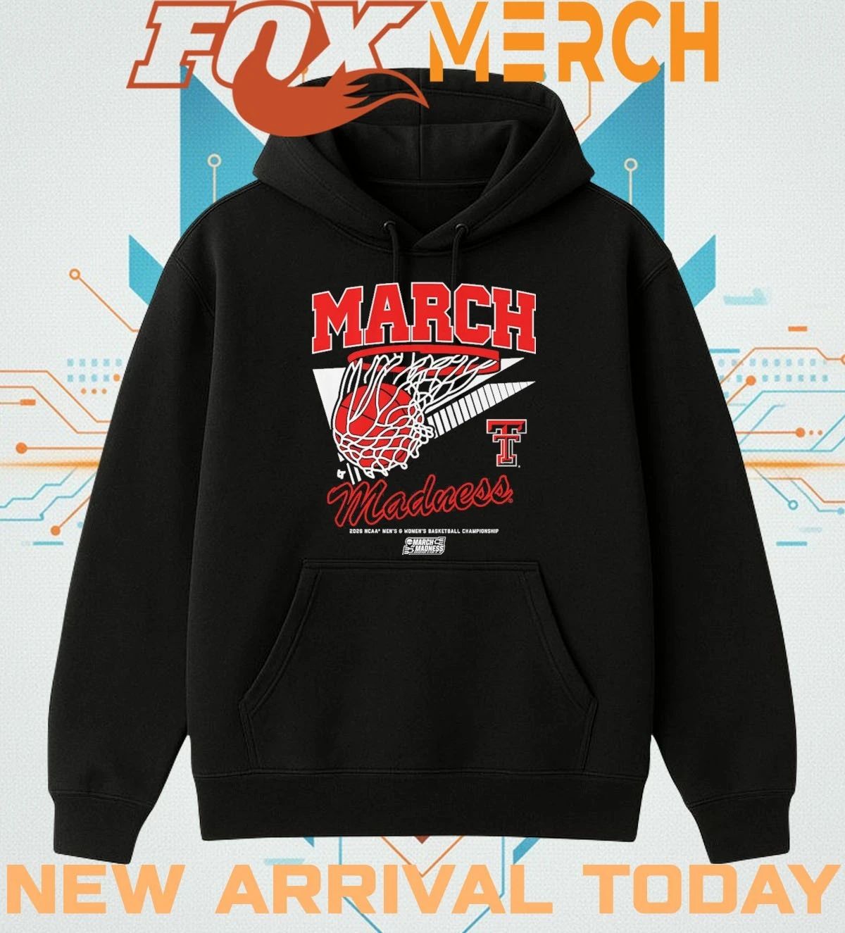 Texas Tech Red Raiders MBB & WBB 2026 March Madness Retro Swish t-shirt