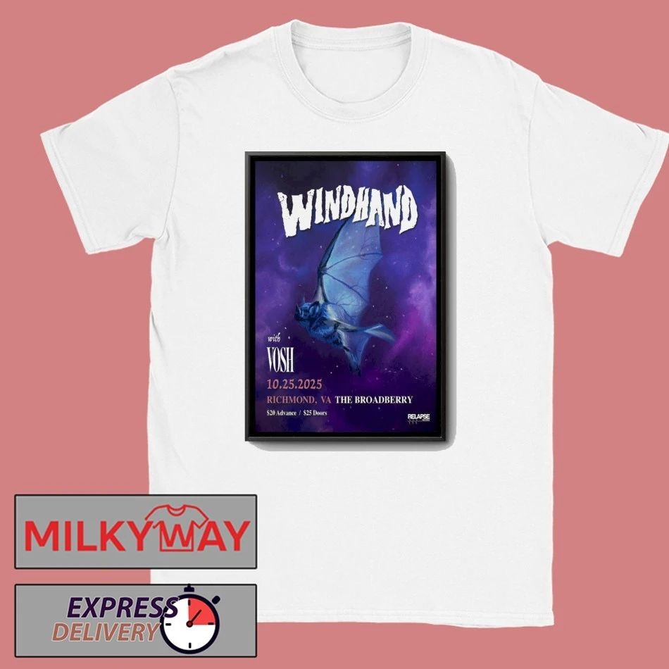 Windhand Oct 25 2025 The Broadberry Richmond VA Poster shirt