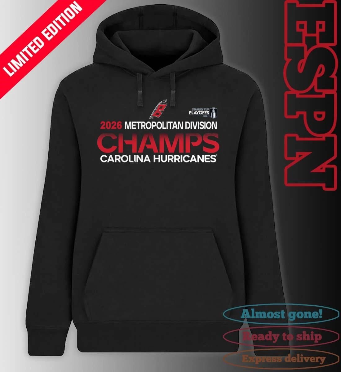Carolina Hurricanes NHL Metropolitan Division Champions 2026 Shirt