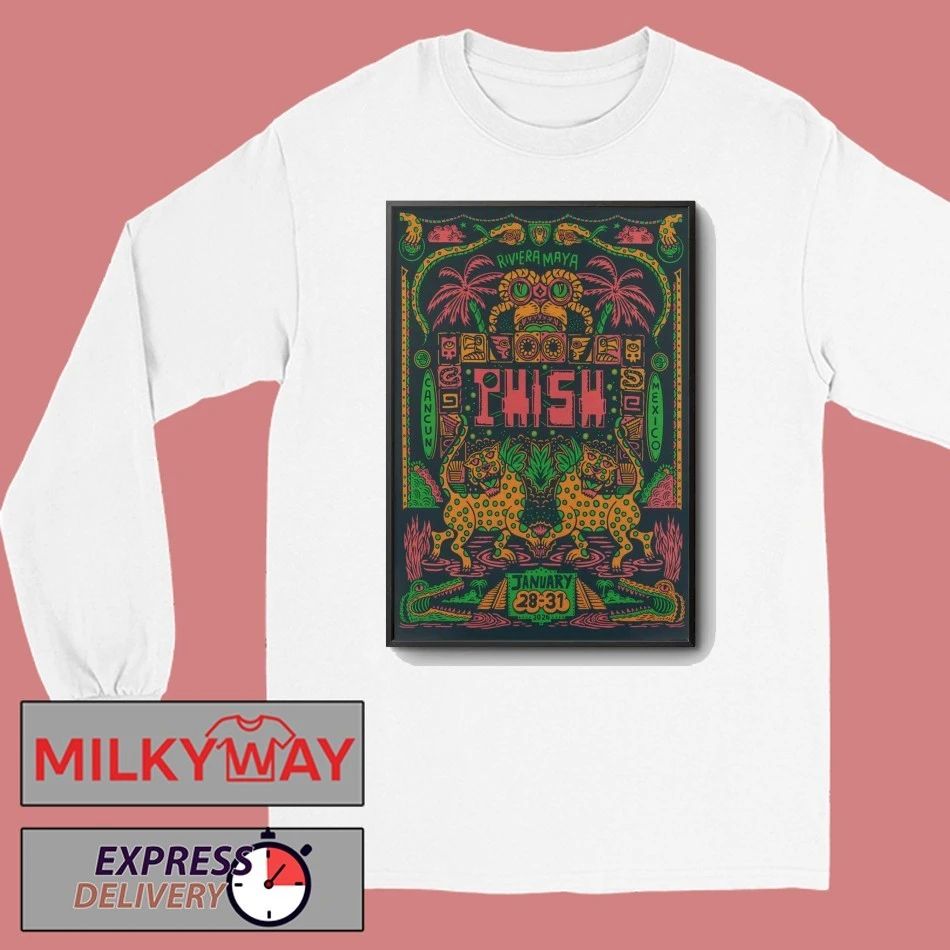 Phish Moon Palace Cancún Mexico January 28-31 2026 Poster shirt