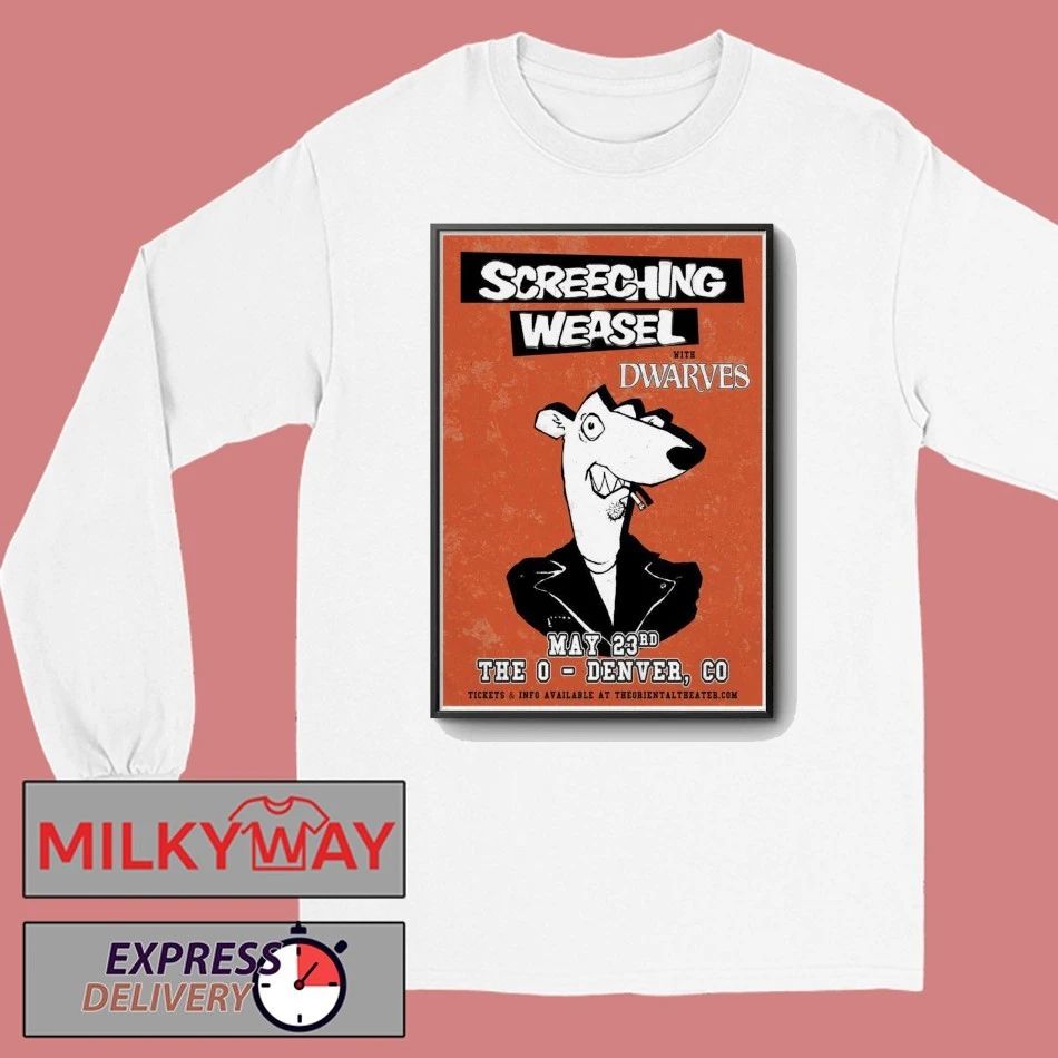 Screeching Weasel The O May 23 2026 Poster shirt
