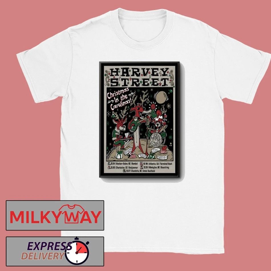 Harvey Street Christmas In The Carolinas 2026 Shows Poster shirt