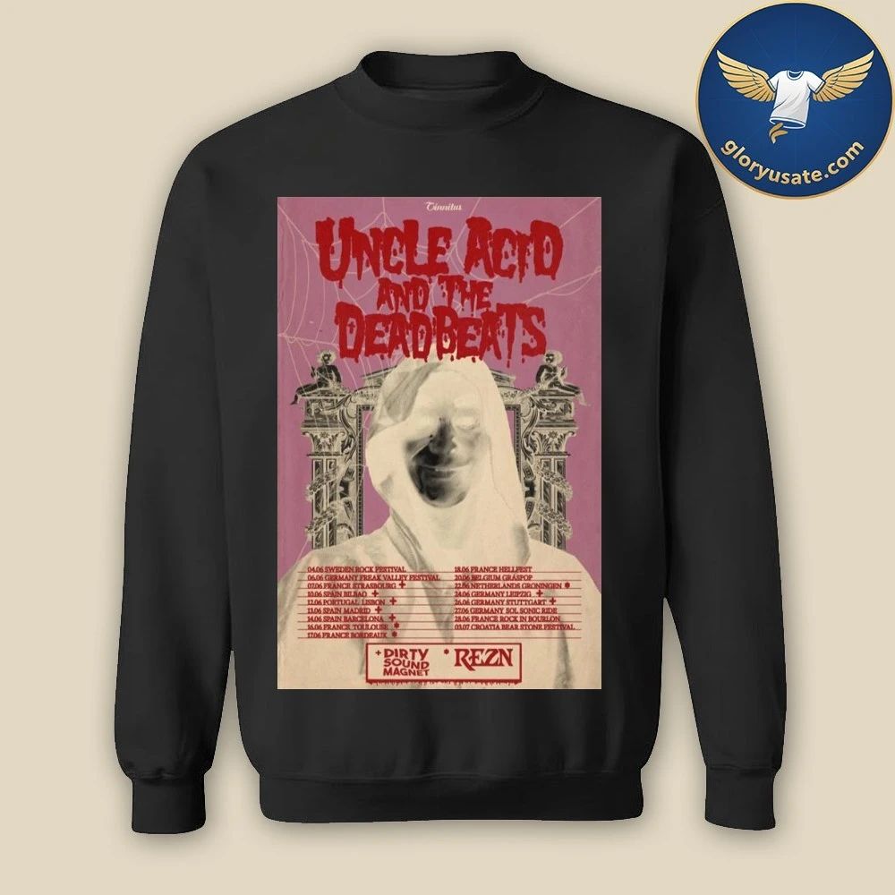 Uncle Acid And The Dead Beats Europe Tour 2026 Poster Shirt