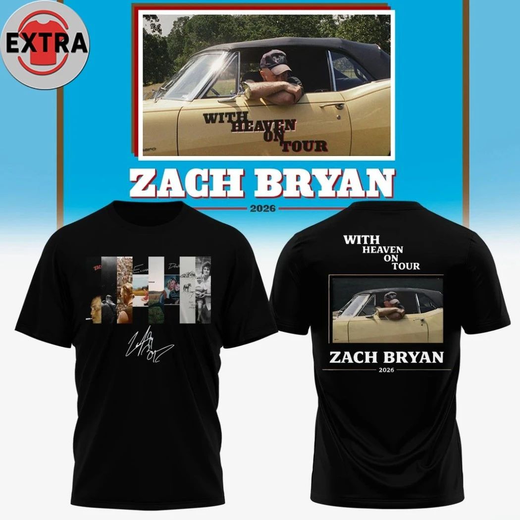 Original Zach Bryan 2026 Tour Merch Special Edition T-Shirt