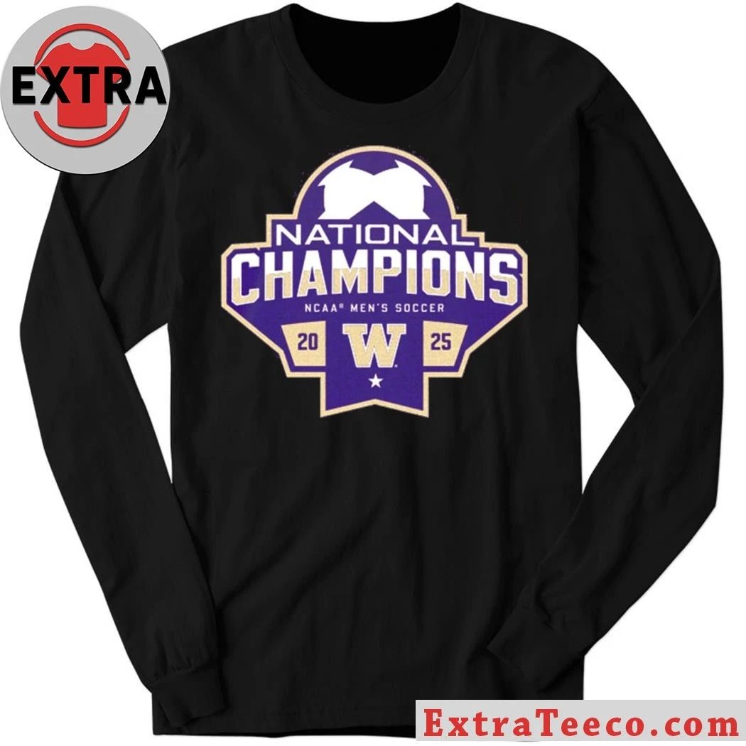 Original Washington Huskies 2025 NCAA Men’s Soccer National Champions Logo Shirt