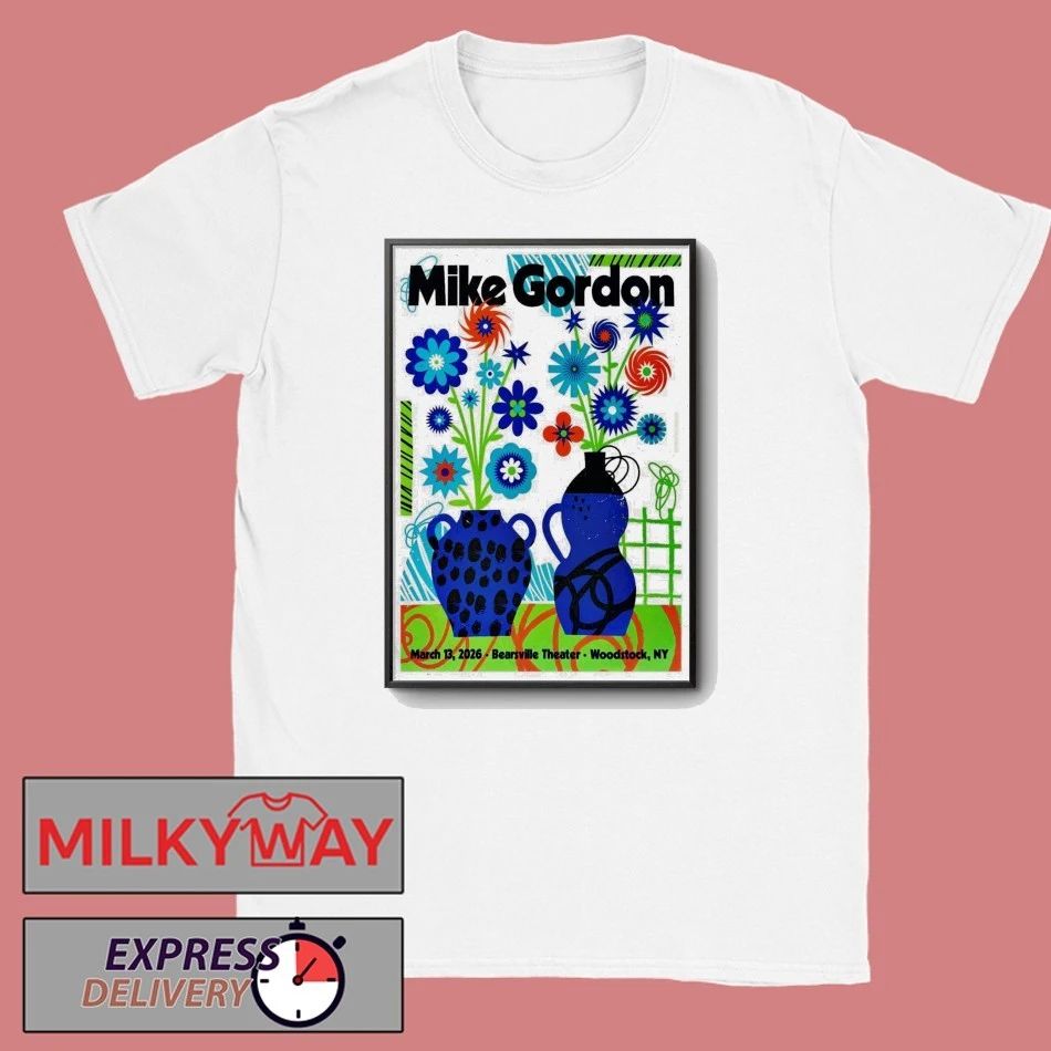 Mike Gordon Mar 13 2026 In Woodstock NY Poster shirt
