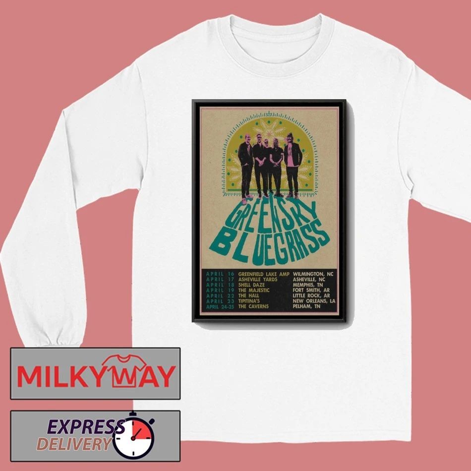 Greensky Bluegrass Spring Live Show 2026 Poster shirt