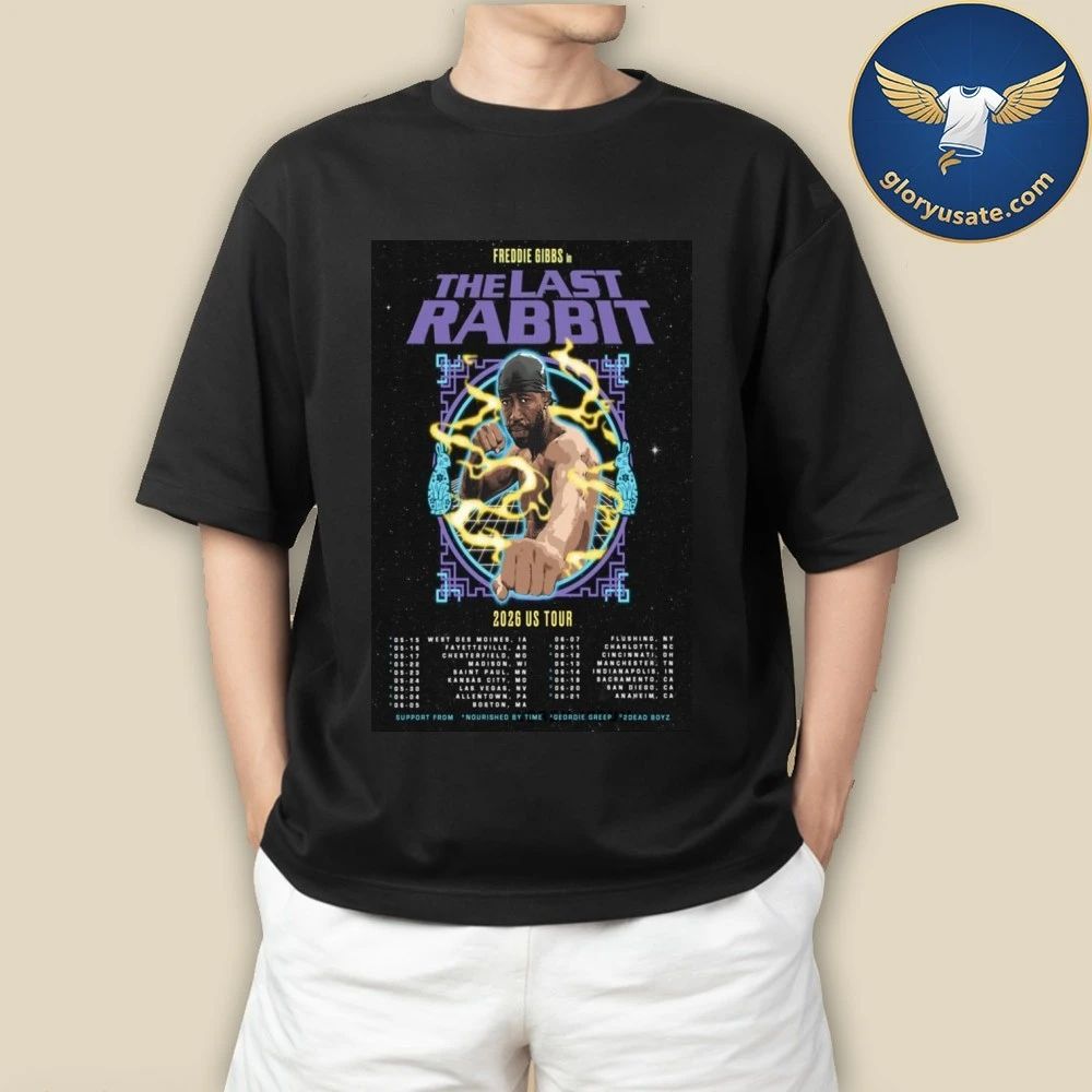 Freddie Gibbs The Last Rabbit Tour US 2026 Poster Shirt