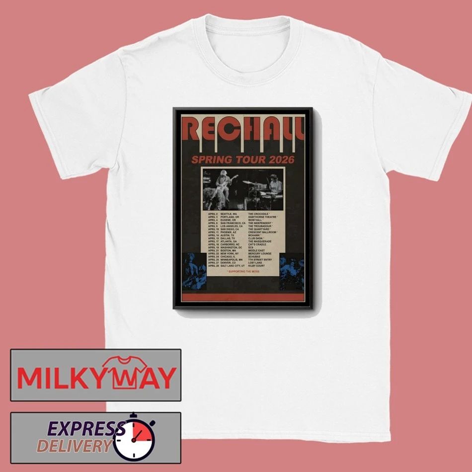 Rec Hall 2026 Spring Tour Poster shirt