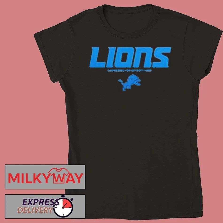 Engineered For Detroit Lions T-Shirt