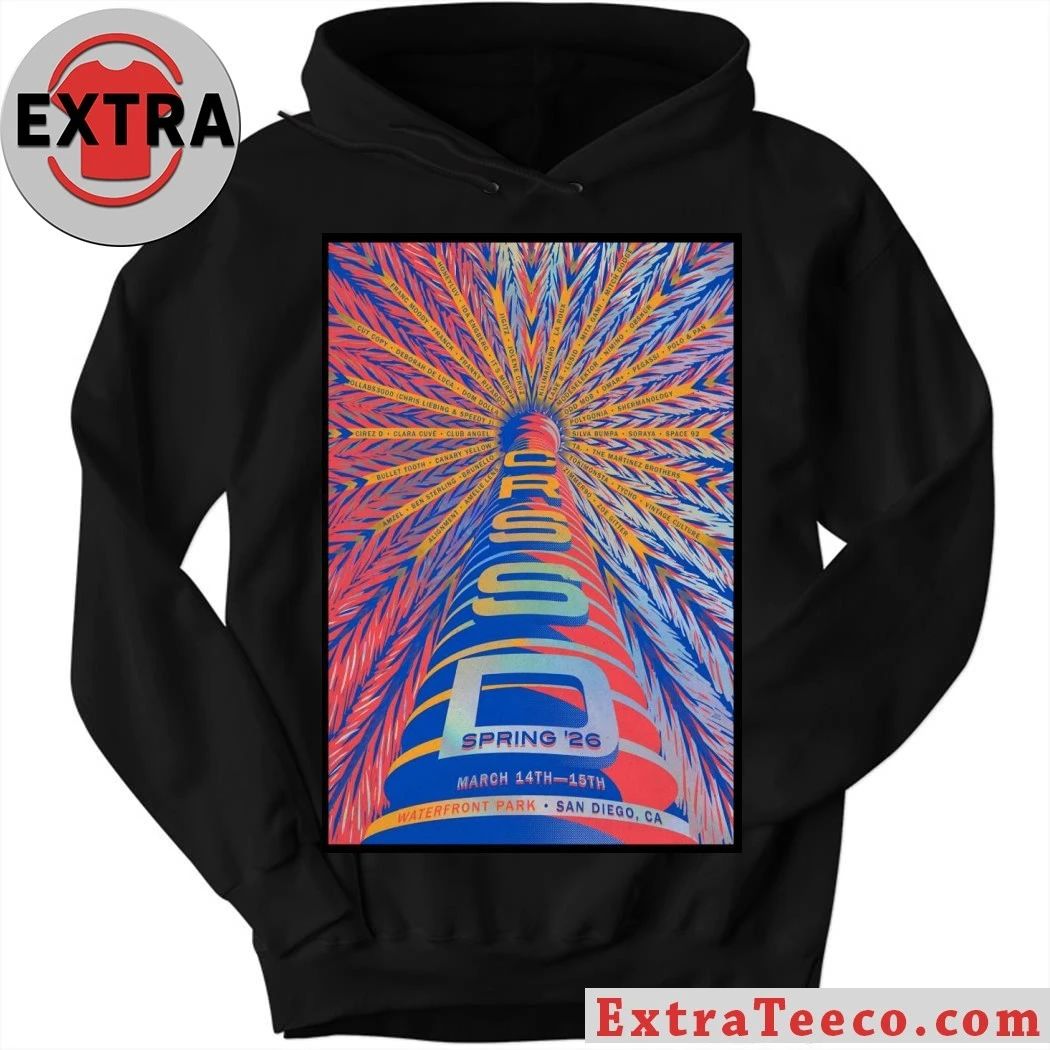 CRSSD Fest San Diego CA March 14-15 2026 Poster Shirt