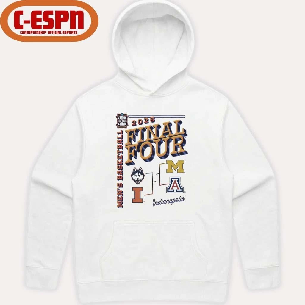 Final Four 2026 Men’s Basketball 4 Teams Bracket T-Shirt