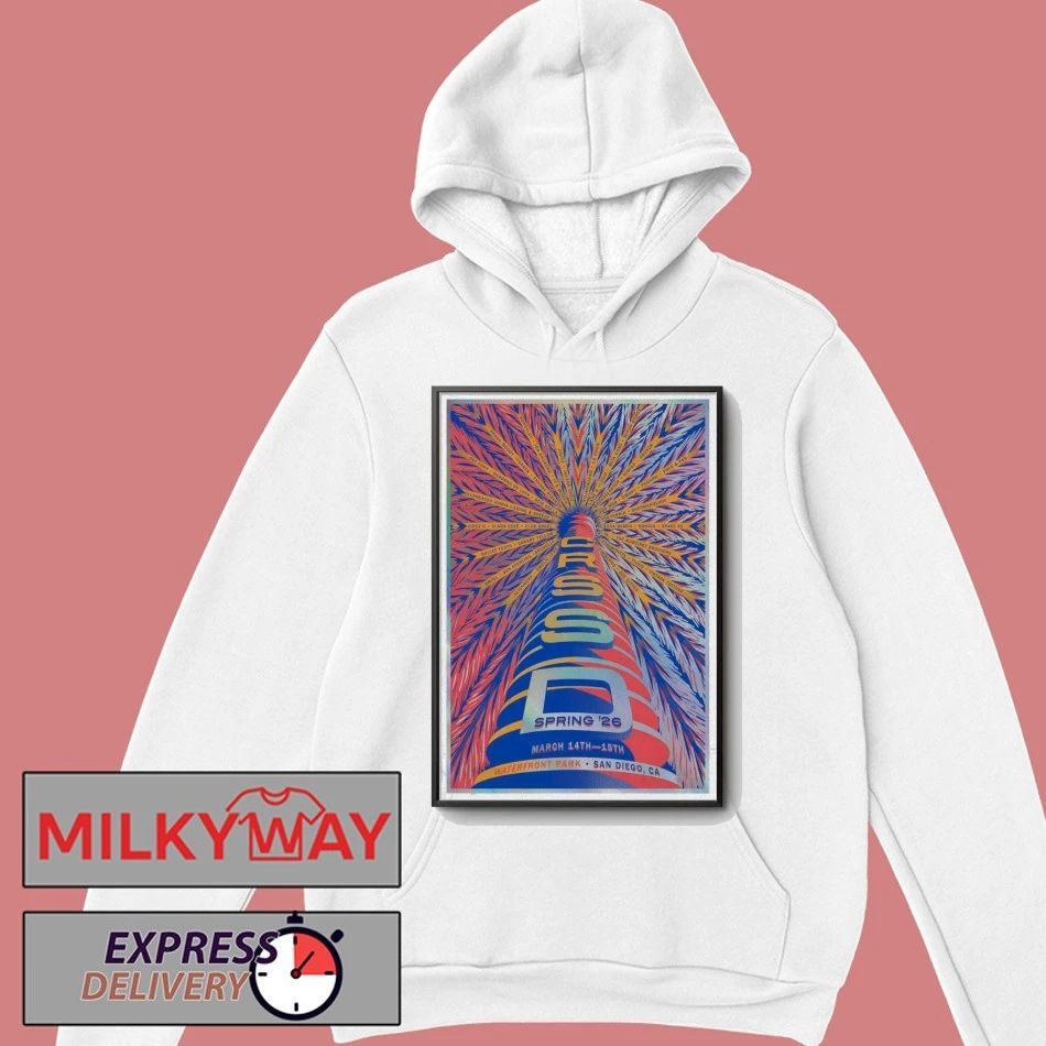 March 14+15 2026 CRSSD Fest San Diego Poster shirt