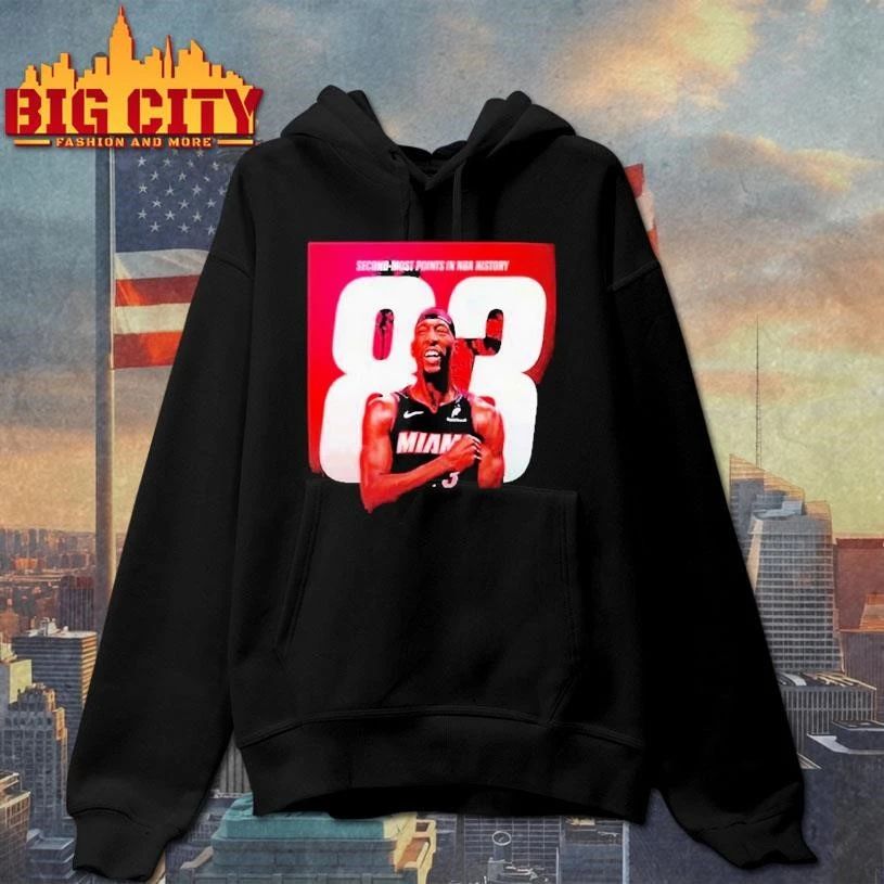 Bam adebayo miamI heat 83 points second most points in NBA history Shirt