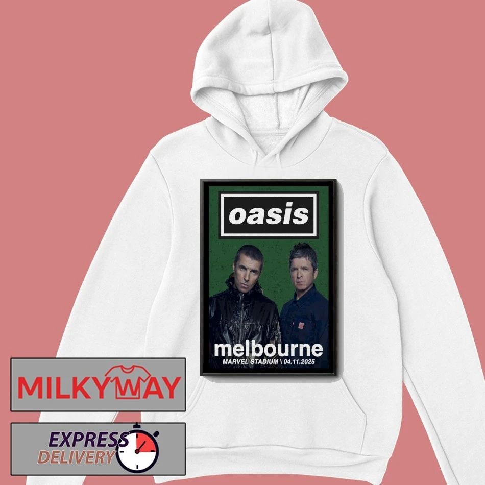 Oasis Concert Melbourne, Australia November 04 2025 Poster shirt