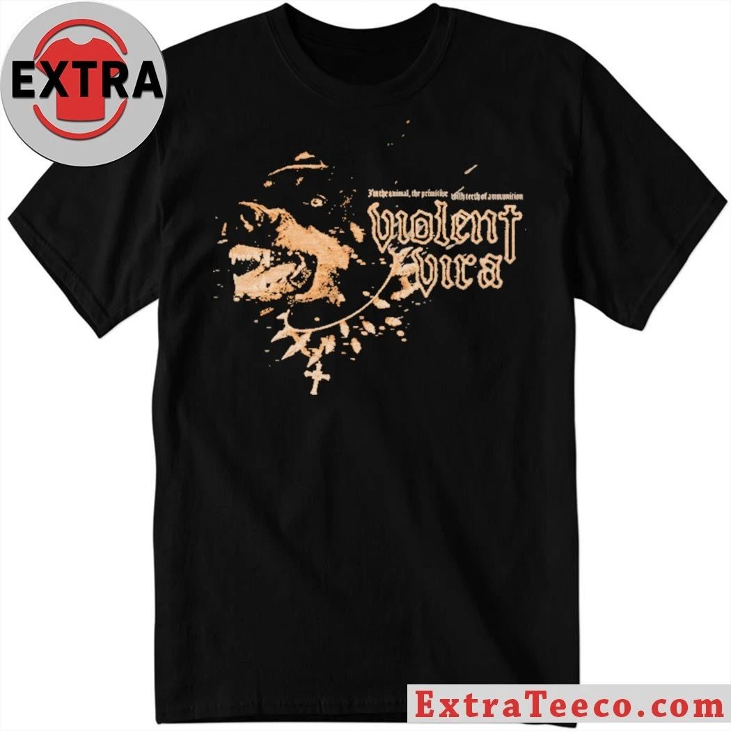 The Doberman dog of alternative rock artist Violent Vira Shirt