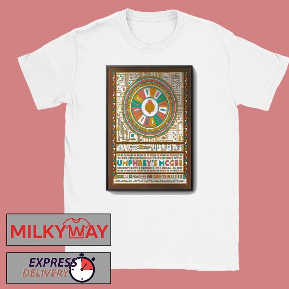 Umphrey’s McGee Oct 24-26 2025 In Brooklyn NY Poster shirt