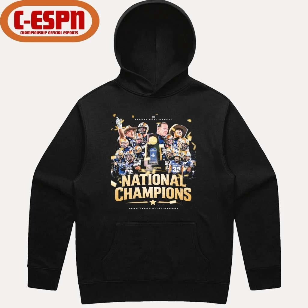 Montana State football FCS National champions poster shirt