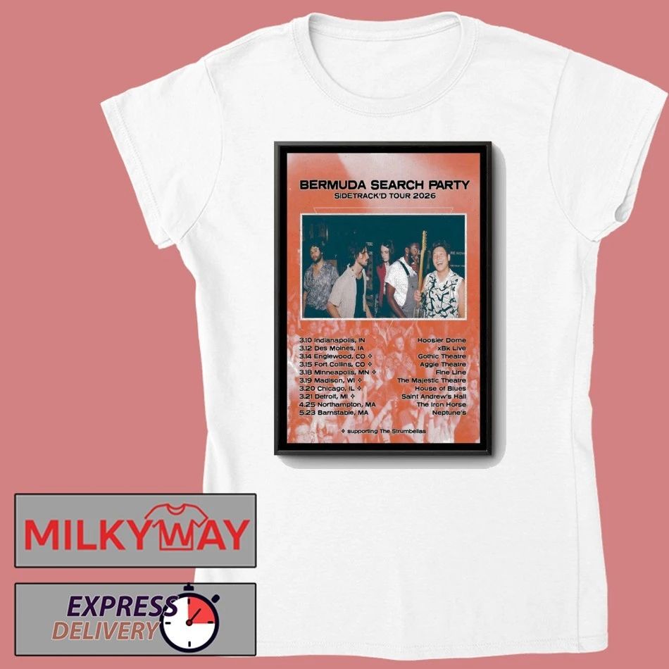 Bermuda Search Party Sidetrack’d 2026 Tour Poster shirt